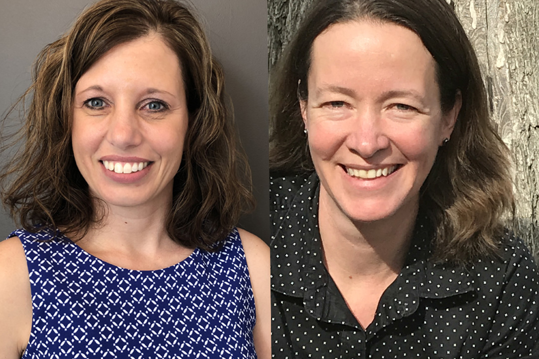 From left: Dr. Charity Evans (PhD) is an associate professor in the College of Pharmacy and Nutrition. Dr. Helen Baulch (PhD) is an associate professor in the School of Environment and Sustainability. (Photos: Submitted)