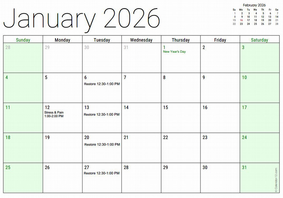 January 2026